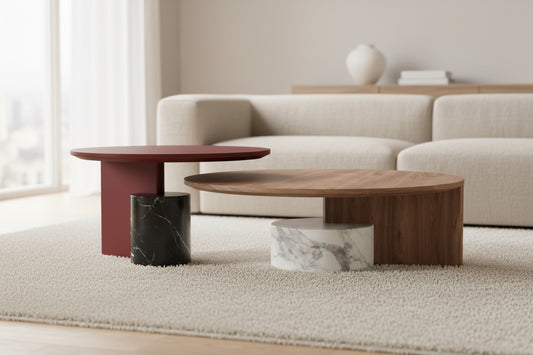Natural marble table
