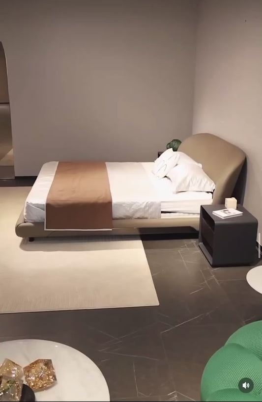 Leather bedframe